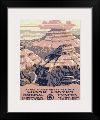 Grand Canyon National Park - WPA Poster