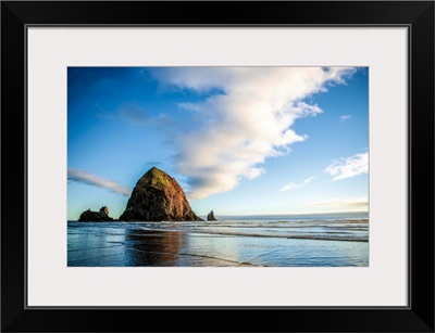 Haystack Rock at Golden Hour, Cannon Beach, Oregon