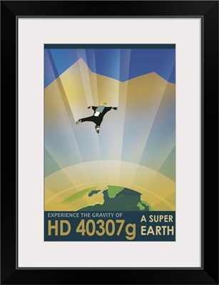 HD 40307g - JPL Travel Poster