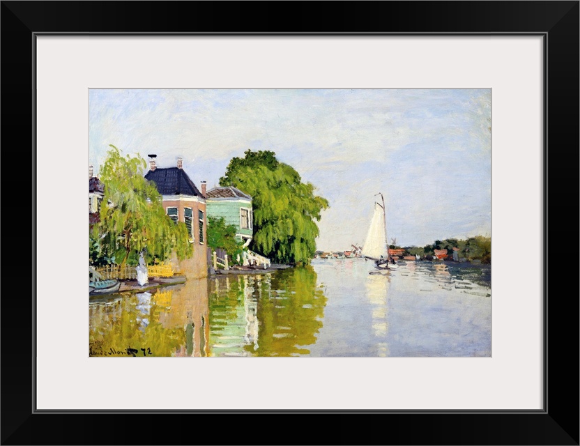 On the advice of the French painter Charles-Francois Daubigny, Claude Monet traveled to the Netherlands in 1871, where he ...