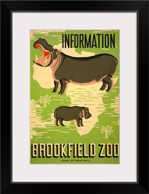 Information, Brookfield Zoo - WPA Poster