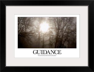 Inspirational Poster: There are many who give advice, but few who offer guidance