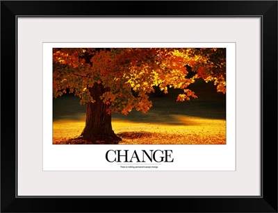 Inspirational Poster: There is nothing permanent except change