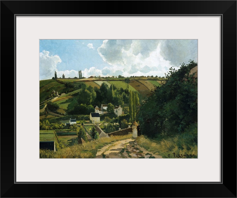 This view of Pontoise, just northwest of Paris, helped establish Pissarro's reputation as an innovative painter of the rur...