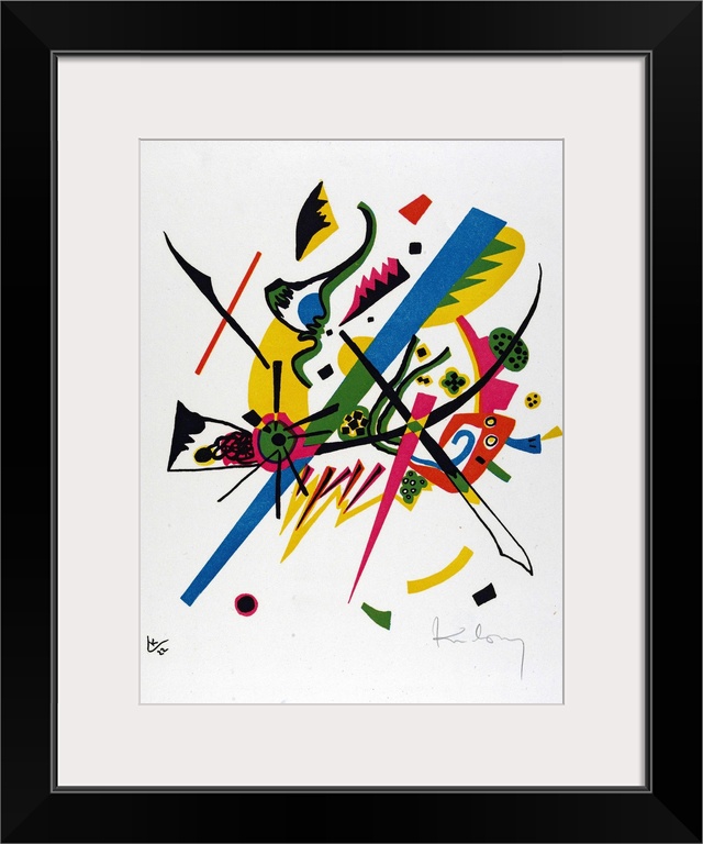 Kandinsky made the Small Worlds (Kleine Welten) portfolio while teaching at the Bauhaus, the influential German art school...
