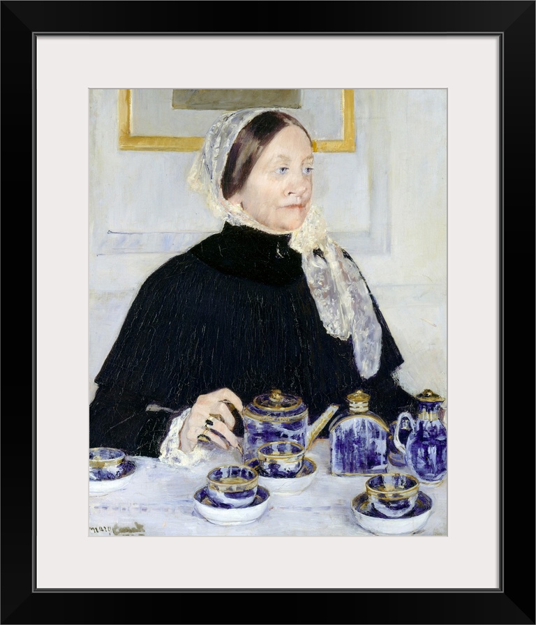 This work shows Mary Dickinson Riddle, Cassatt's mother's first cousin, presiding at tea, a daily ritual among upper-middl...