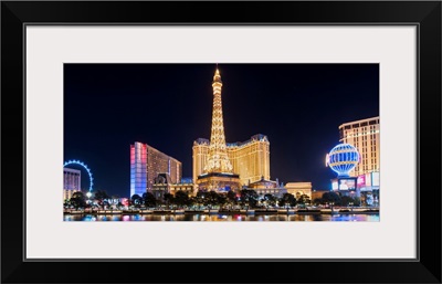 Las Vegas Strip at Night Panorama