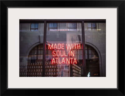 Made With Soul In Atlanta, Neon Sign, Switchyards, Atlanta, Georgia