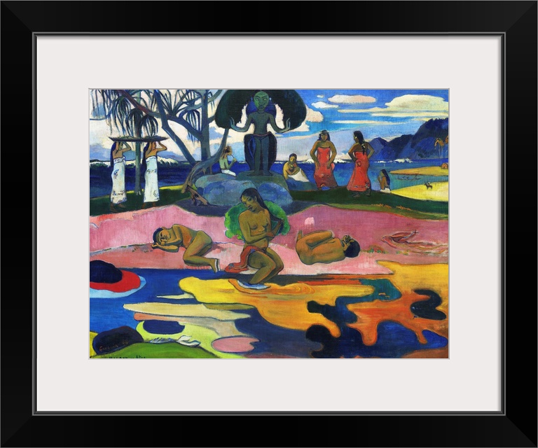 Day of the God is one of a small number of paintings of Tahitian subjects that Paul Gauguin made in France between his sta...
