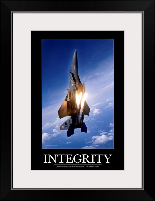 Military Motivational Poster: Integrity