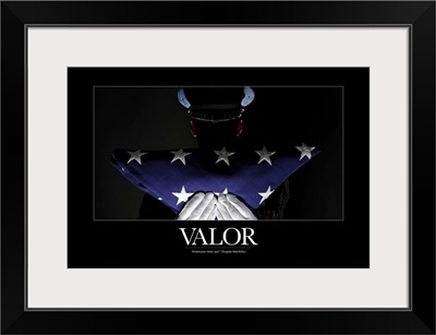 Military Motivational Poster: Valor