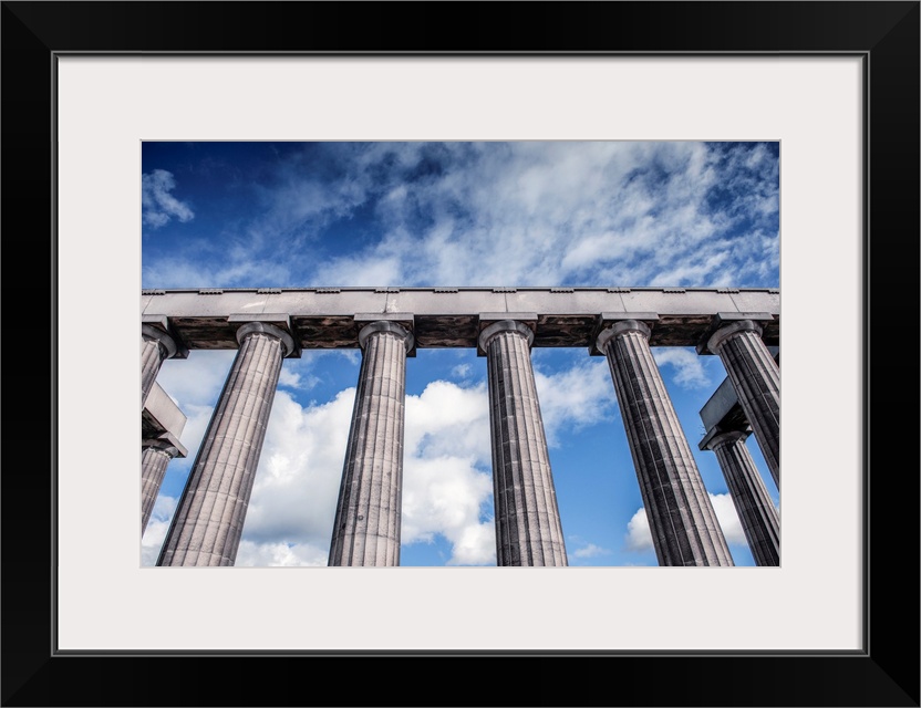 The National Monument of Scotland, sits atop Calton Hill in Edinburgh, Scotland. It is a monument dedicated to the Scottis...