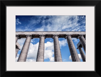 National Monument Against Blue Skies, Edinburgh, Scotland