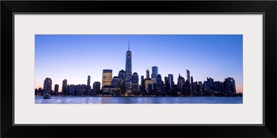 New York City Skyline in the Evening