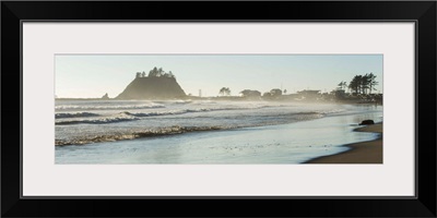 Panoramic La Push Beach Shore, Washington, USA