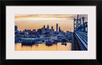 Panoramic Philadelphia City Skyline