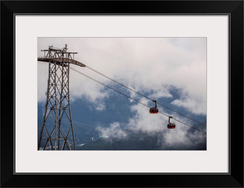 Peak 2 Peak Gondola in Whistler, British Columbia, Canada.