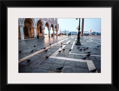 Piazza San Marco (St. Mark's Square) Pigeons, Venice, Italy, Europe