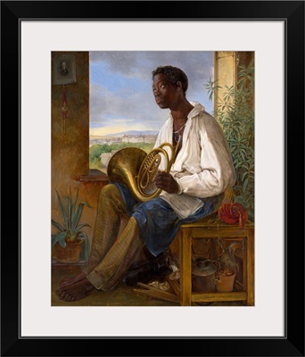 Portrait Of A Gardener And Horn Player In The Household Of The Emperor Francis I