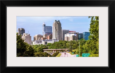 Raleigh Skyline, from McDowell Street, North Carolina