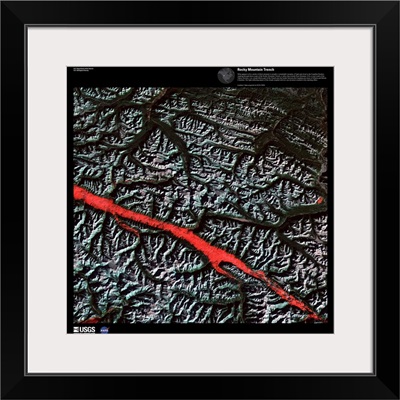 Rocky Mountains - USGS Earth as Art