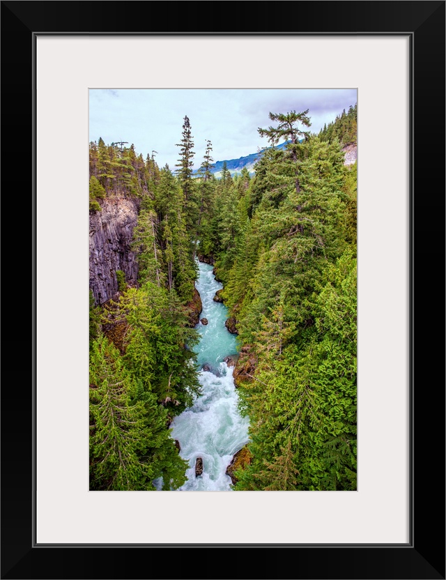 Cheakamus River in British Columbia, Canada.