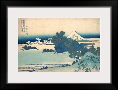 Shichirigahama in Sagami Province, from the series Thirty-six Views of Mount Fuji