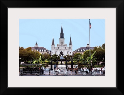 St. Louis Cathedral and Jackson Square, New Orleans, Louisiana