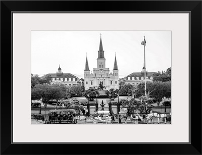 St. Louis Cathedral and Jackson Square, New Orleans, Louisiana