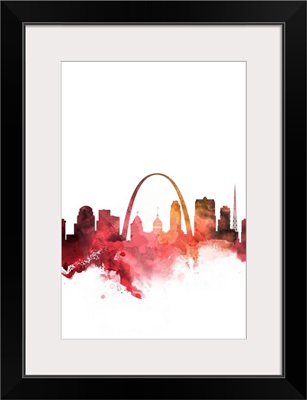 St. Louis Watercolor Cityscape