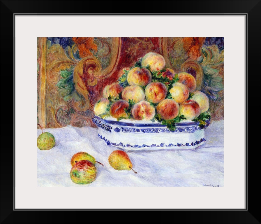 Reviewers of the 1882 Impressionist exhibition were dazzled by this very appealing still life of a certain fruit bowl of '...