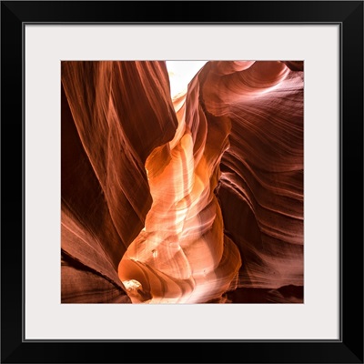 Sunlight Inside Antelope Canyon - Square