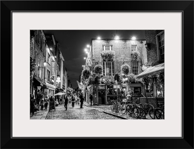 Temple Bar, Dublin, Ireland at Night