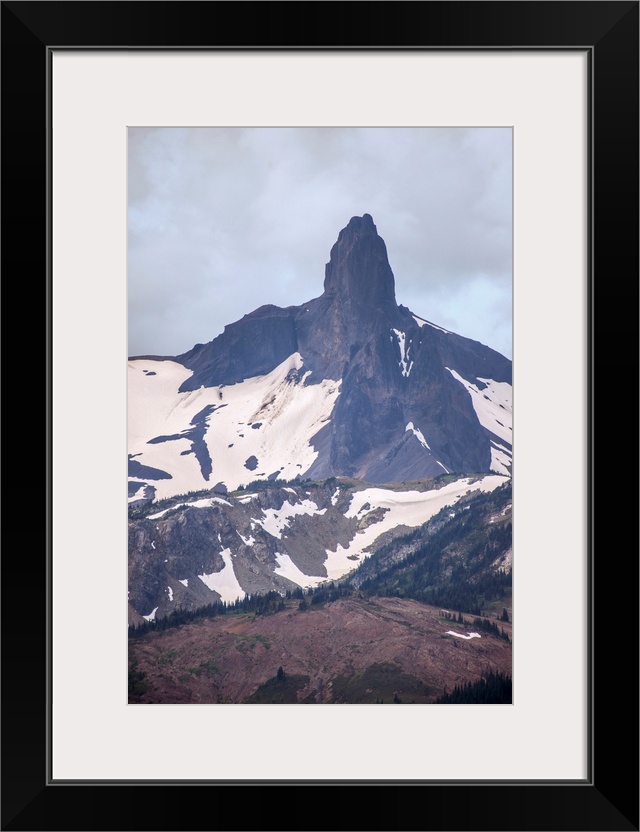 View of the Black Tusk, Stratovolcano in British Columbia, Canada.