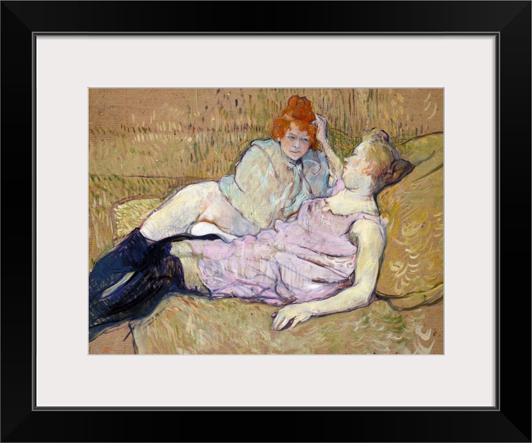 Lautrec set out to document the lives of prostitutes in a series of pictures executed between 1892 and 1896. At first he m...