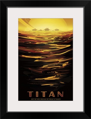 Titan - JPL Travel Poster