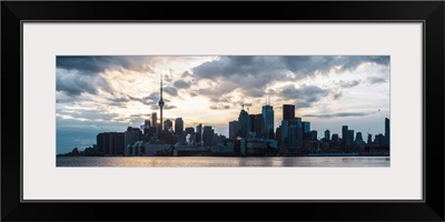 Toronto City Skyline with Sunset