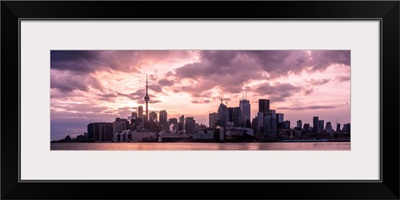 Toronto, Ontario, City Skyline at Sunset