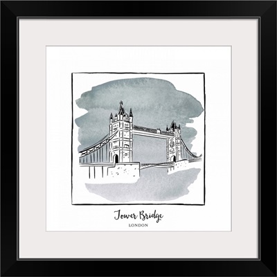 Tower Bridge - Brushstroke Buildings