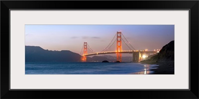 Twilight Golden Gate Bridge Panorama