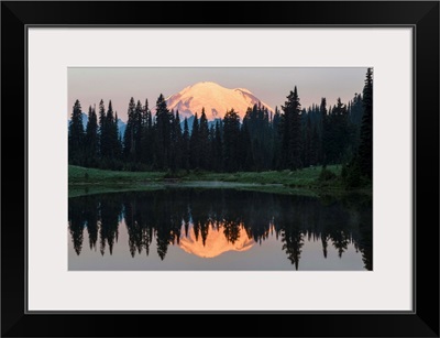 Upper Tipsoo Lake At Dawn, Mount Rainier National Park, Washington