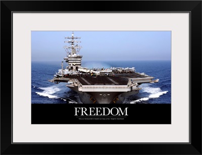 US Navy Poster: USS Dwight D. Eisenhower