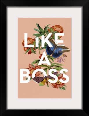 Vintage Floral Collage - Like a Boss