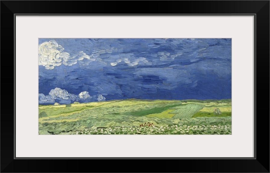 Vincent van Gogh - Wheatfield under thunderclouds.