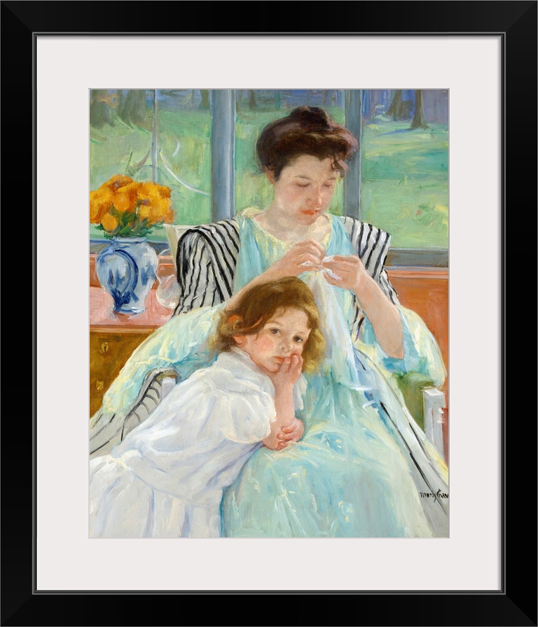 In about 1890 Cassatt redirected her art toward women caring for children and children alone-themes that reflected her aff...