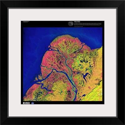 Yukon Delta - USGS Earth as Art