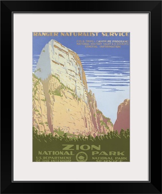 Zion National Park - WPA Poster