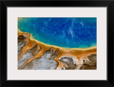 Grand Prismatic Spring, aerial view, Yellowstone National Park