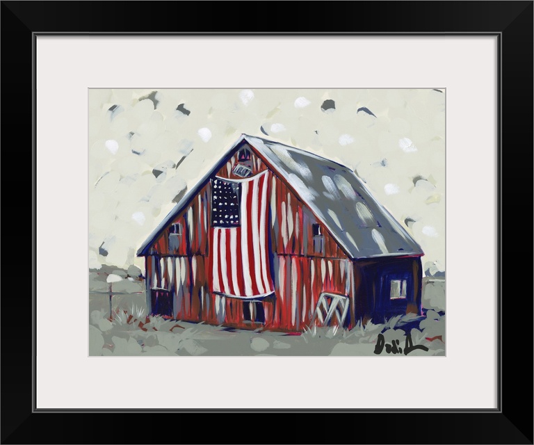 Farm Pop Barn I-Flag