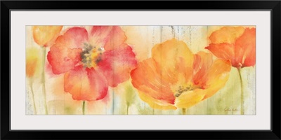 Poppy Meadow Spice Woodgrain Panel